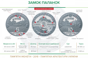 Пам'ятні монети "Замок Паланок"